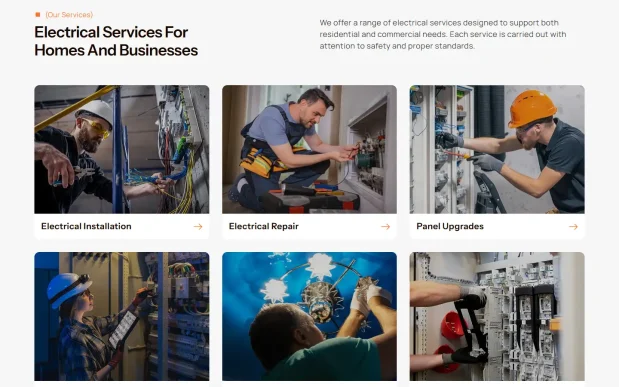 Fixvolt (3) Electrician & Electrical Services Elementor WordPress Full Website Template Kit
