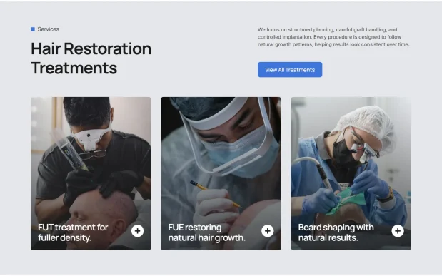 Folixa (3) Hair Transplant Elementor WordPress Full Website Template Kit