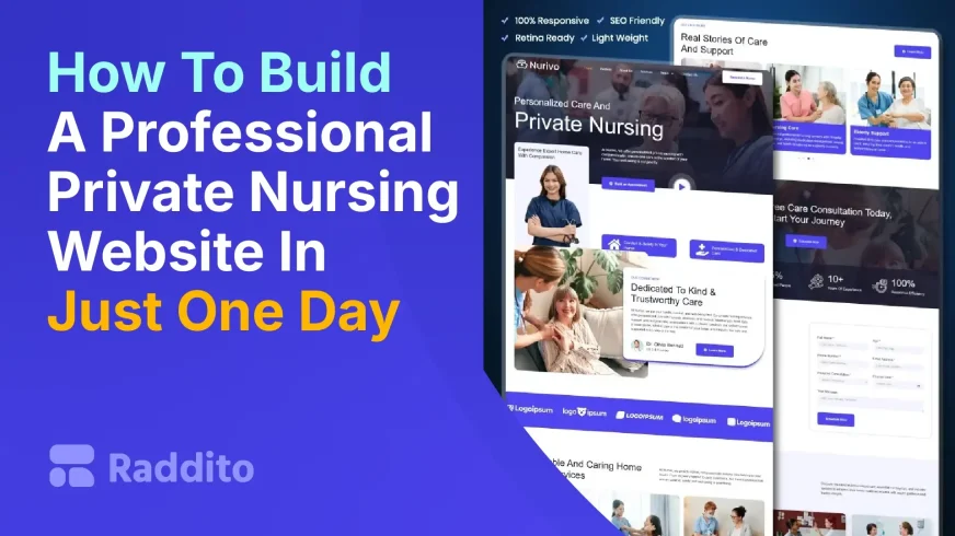 How To Build A Professional Private Nursing Website In Just One Day