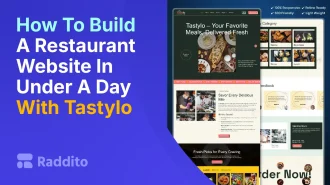 How To Build A Restaurant Website In Under A Day With Tastylo