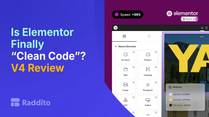 Is Elementor Finally “Clean Code” V4 Review