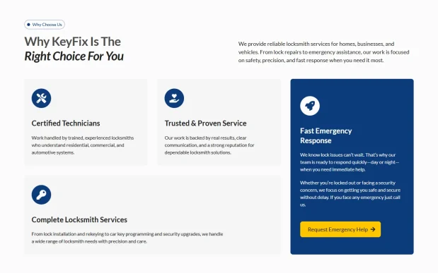 Keyfix 3 Locksmith WordPress Full Website Template Kit
