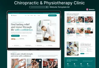 Physiora Chiropractic & Physiotherapy Elementor Template Kit preview