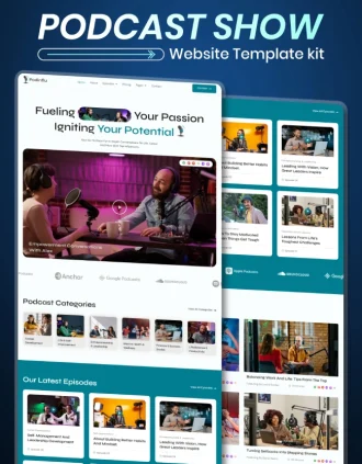 Podcast WordPress Website Thumbnail