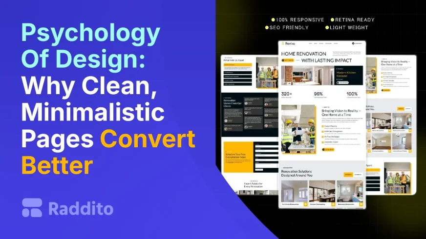 Psychology Of Design Why Clean, Minimalistic Pages Convert Better
