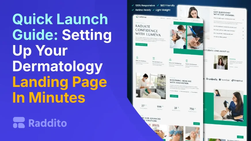 Quick Launch Guide Setting Up Your Dermatology Landing Page In Minutes