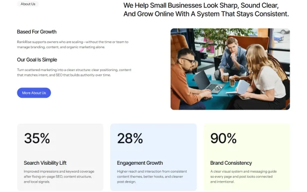 RankRise-3 Digital Marketing Agency Elementor WordPress Full Website Template Kit