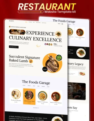 WordPress Restaurant Website Thumbnail