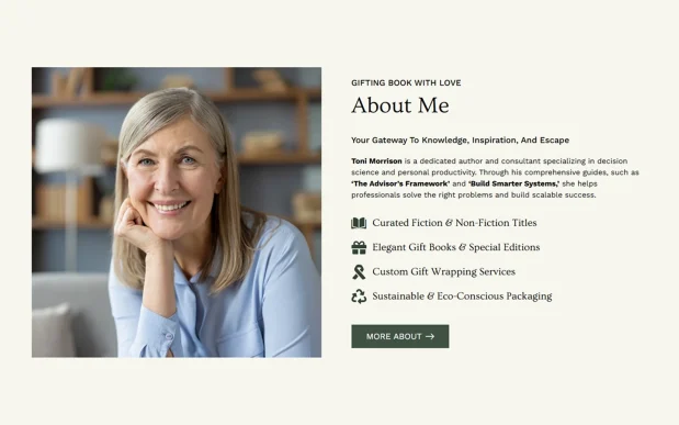 Readbyte (2) Book Author WordPress Full Website Template Kit
