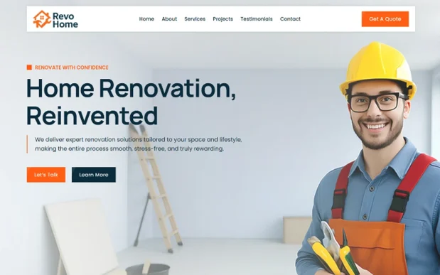 Revohome-products (1) Home Renovation WordPress Landing Page Template