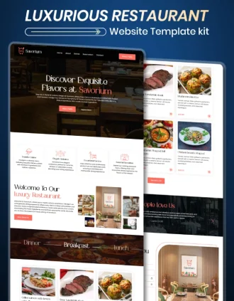 Savorium - Luxurious Restaurant Template Thumbnail