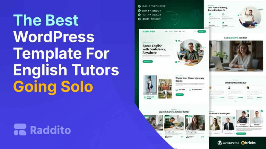 The Best WordPress Template For English Tutors Going Solo