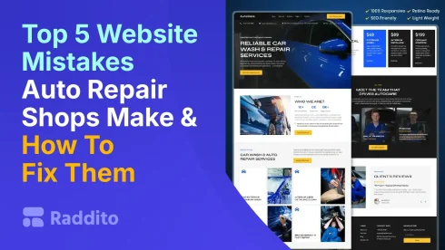 Top 5 Website Mistakes Auto Repair Shops Make & How To Fix Them