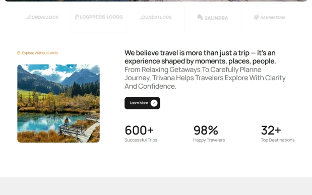 Trivana (2) Travel Agency & Tour Booking Elementor WordPress Full Website Template Kit