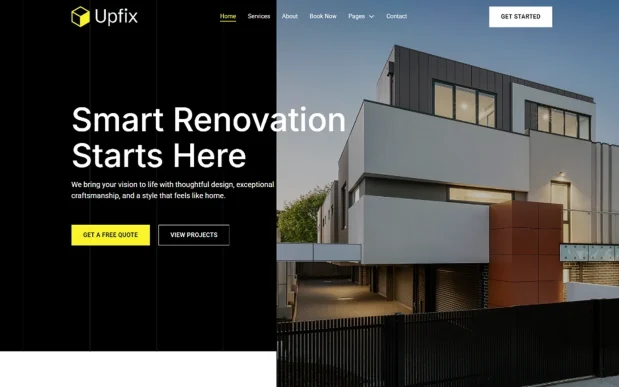 Upfix-gallery (5) Home Renovation & Remodeling WordPress Full Website Template Kit