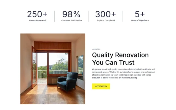 Upfix-gallery (6) Home Renovation & Remodeling WordPress Full Website Template Kit