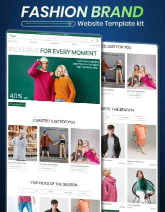 Vogue - Fashion & Clothes Ecommerce Template Kit