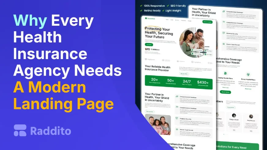 Why Every Health Insurance Agency Needs A Modern Landing Page