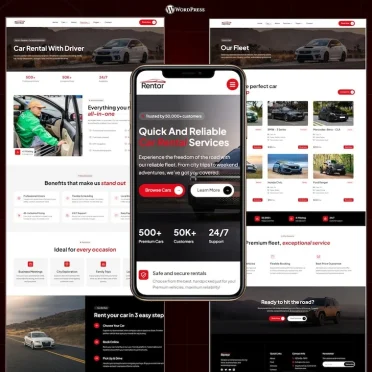 rentor car rental and booking template (1)